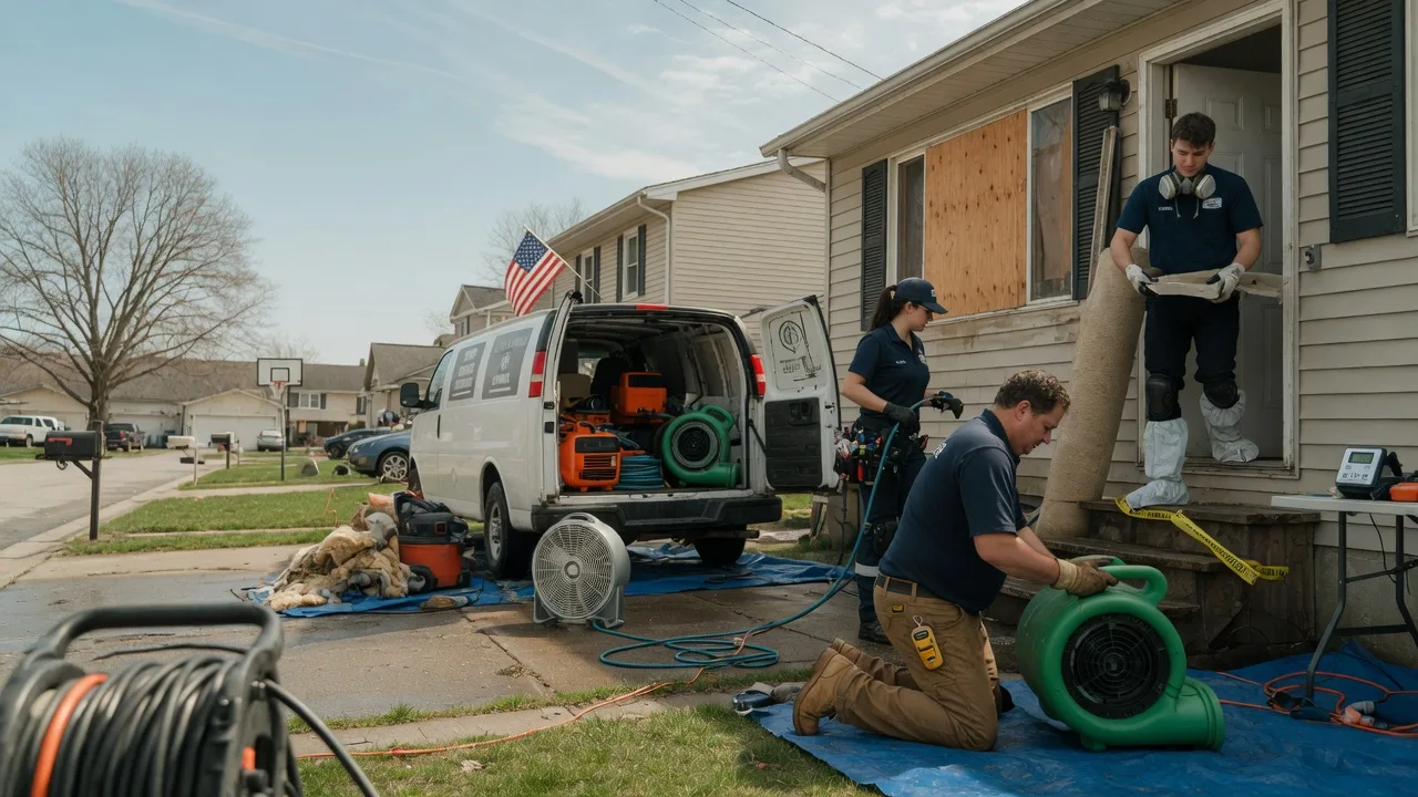 Water Damage Restoration in Dryfork, WV near me